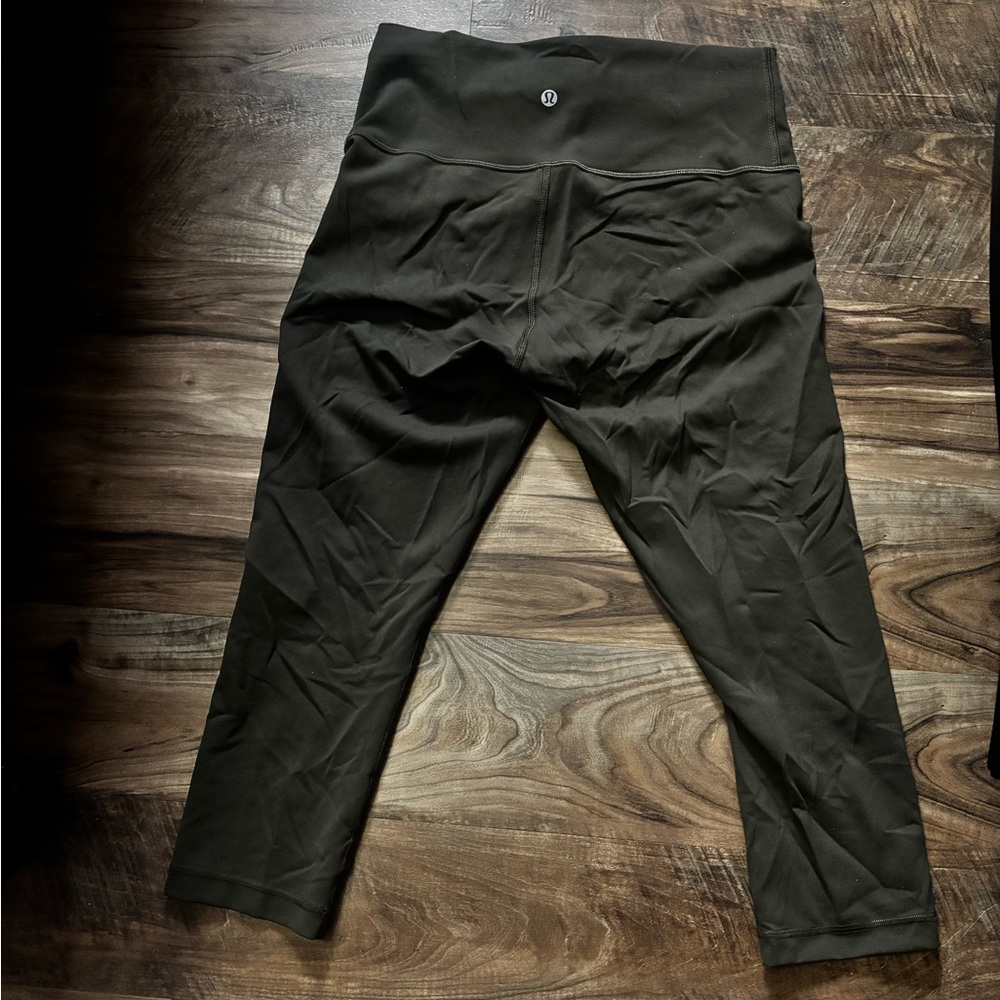 lululemon athletica army green Leggings